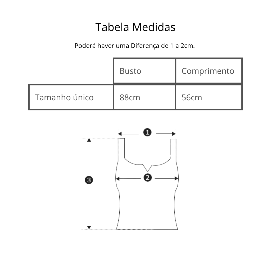 TABELA DE TAMANHO